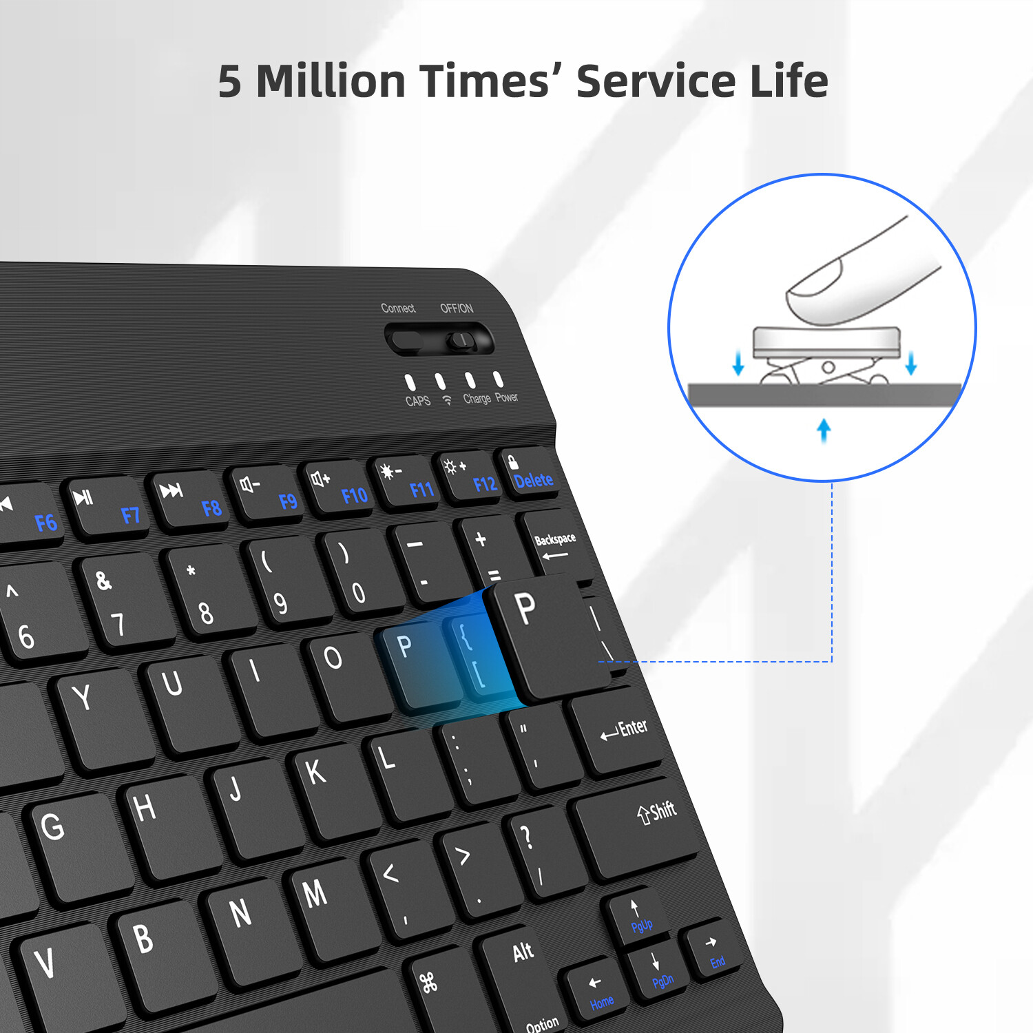 Wireless Bluetooth Keyboard and Mouse Set Rechargeable for iPad Laptop Mac PC US