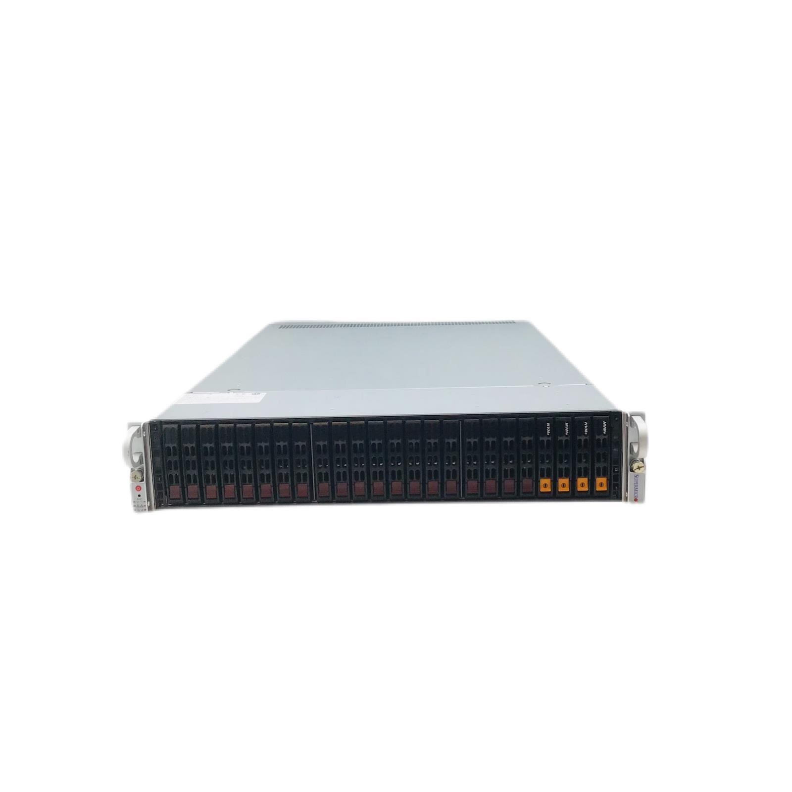 Supermicro Server 24 SFF Bay (4x U.2 NVME) Xeon E5-2680 V4 28 Cores 64GB DDR4 A
