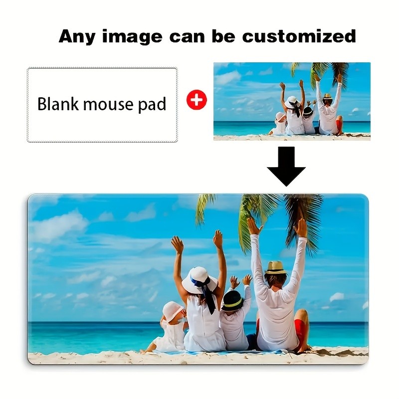 Custom Mouse Pad Personalized Design Desk Mat – Non-Slip Heat-Resistant