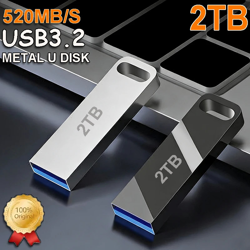 Metal USB 3.0 Flash Drive Memory Stick High Speed Pen Drive 128GB 256GB 512GB