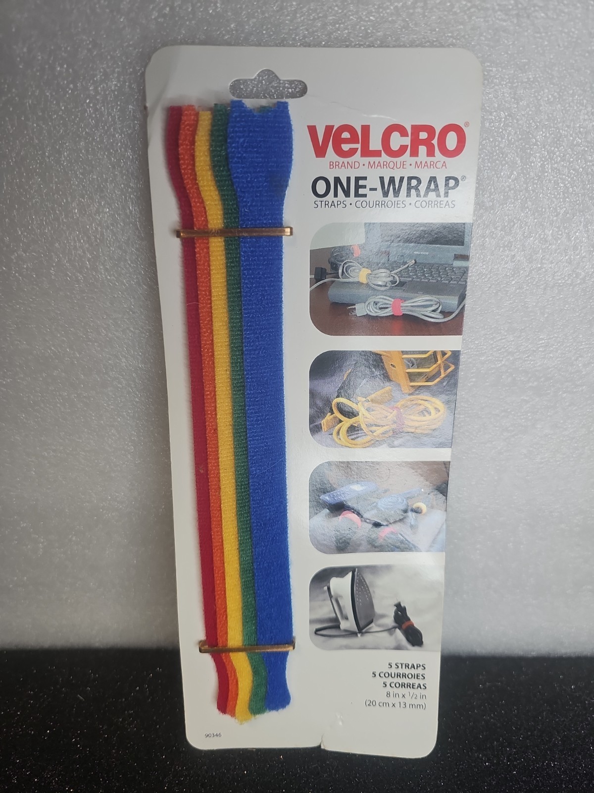 Velcro Brand Multi Use Straps 8.5 inch Colorful NOS VINTAGE