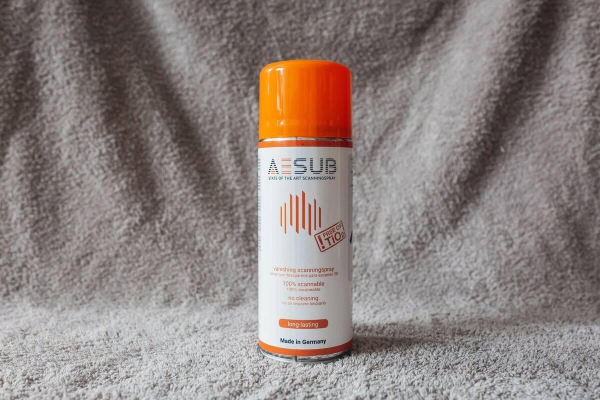 AESUB Orange Scanning Spray Universal self-evaporating 3D scanning spray!