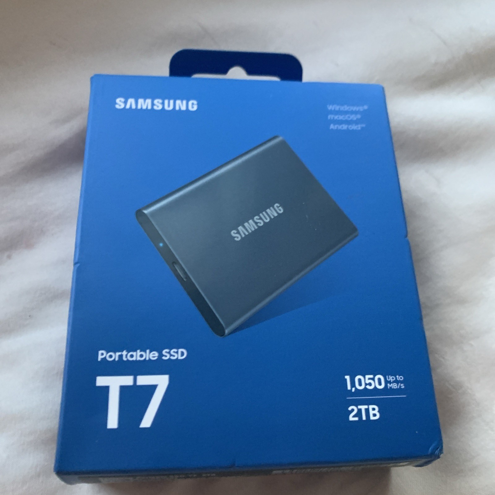 Samsung T7 2TB USB 3.2 Portable Solid State Drive – Titan Grey,New,Sealed
