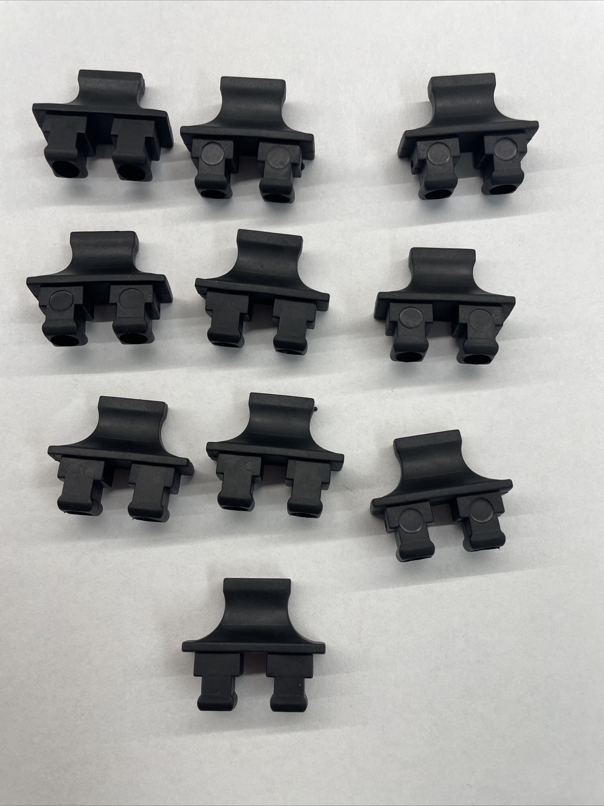 Lot 10 GBIC SFP X2 Dust Caps Suitable Duplex SC Fiber Optic Module Dual Silicone