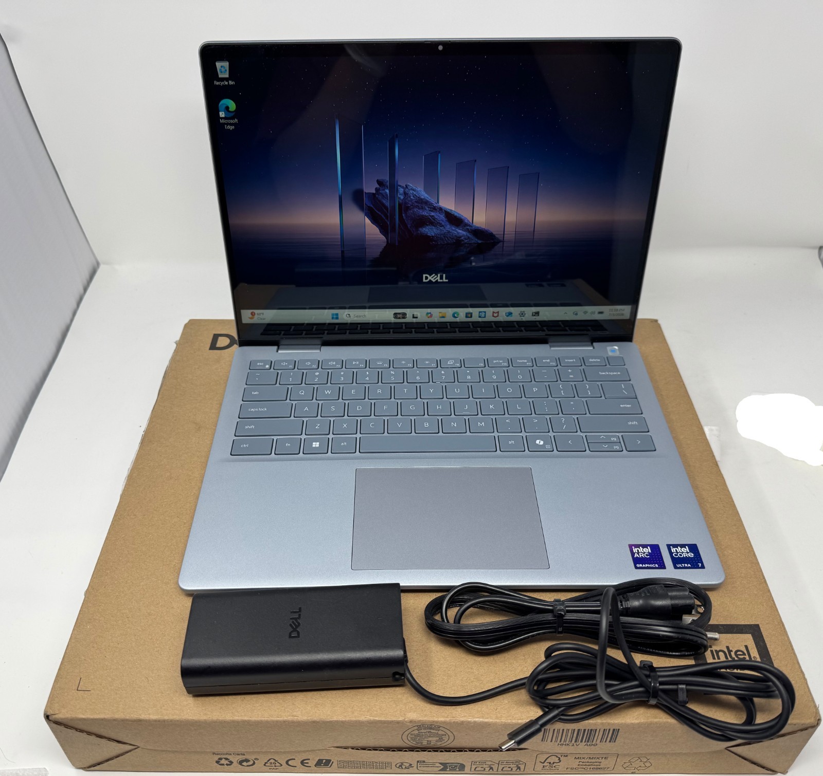 Dell Plus 14″ 2-in-1 Touch Laptop PC Ultra7 256V/2K/IPS/16B/1TB SSD+Warranty