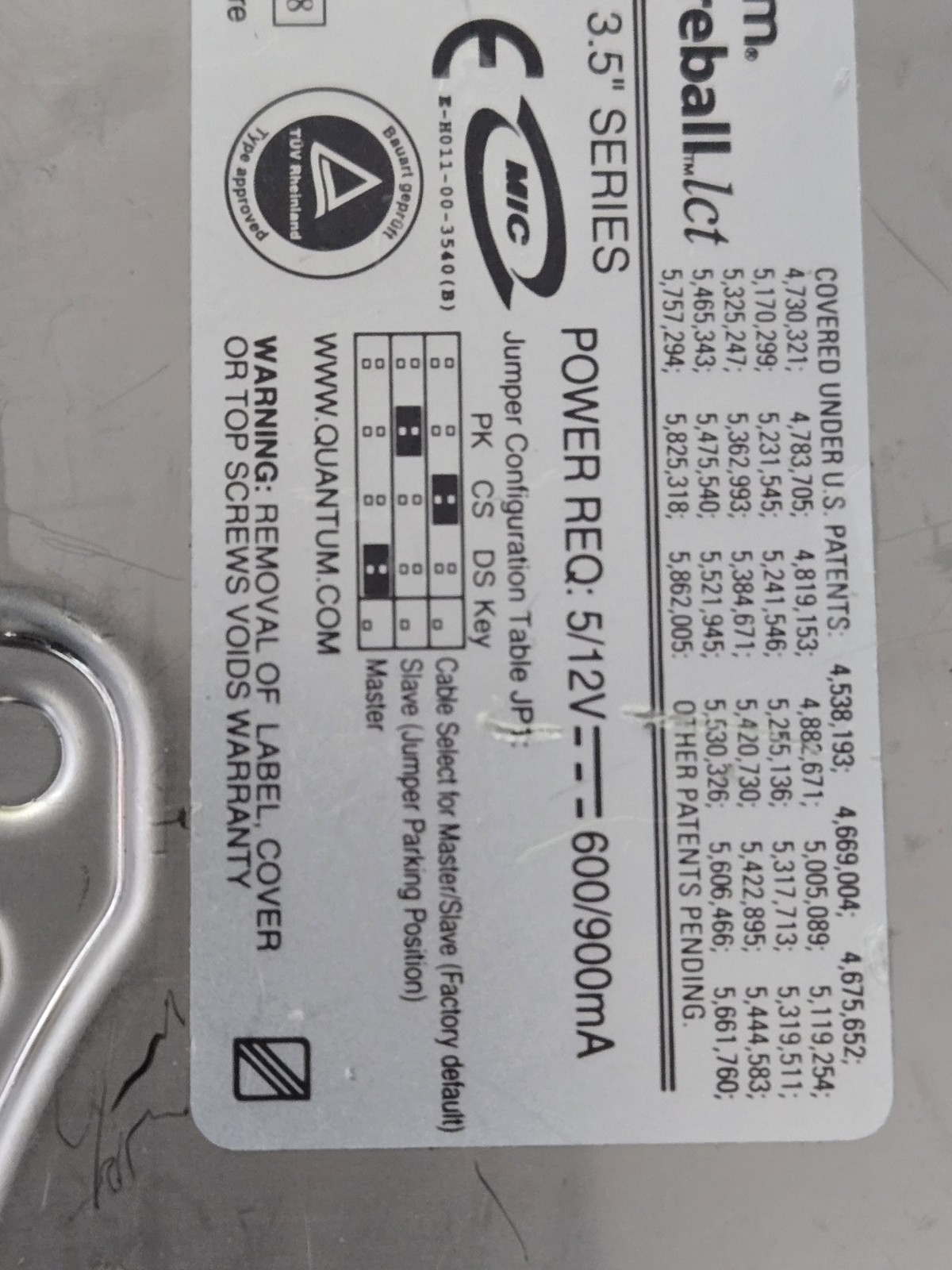 Quantum Fireball Lct20 20.4GB IDE PATA 3.5 Hard Drive Vintage HDD