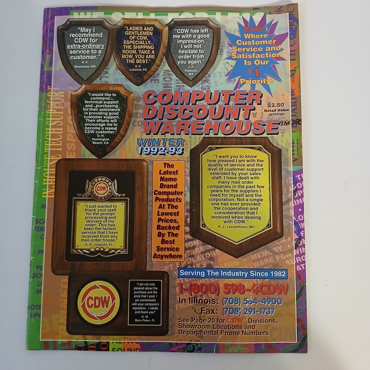 Vintage Computer Discount Warehouse Catalog Winter 1992 1993 Computing