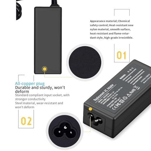 45 Watt USB C Chromebook Charger for