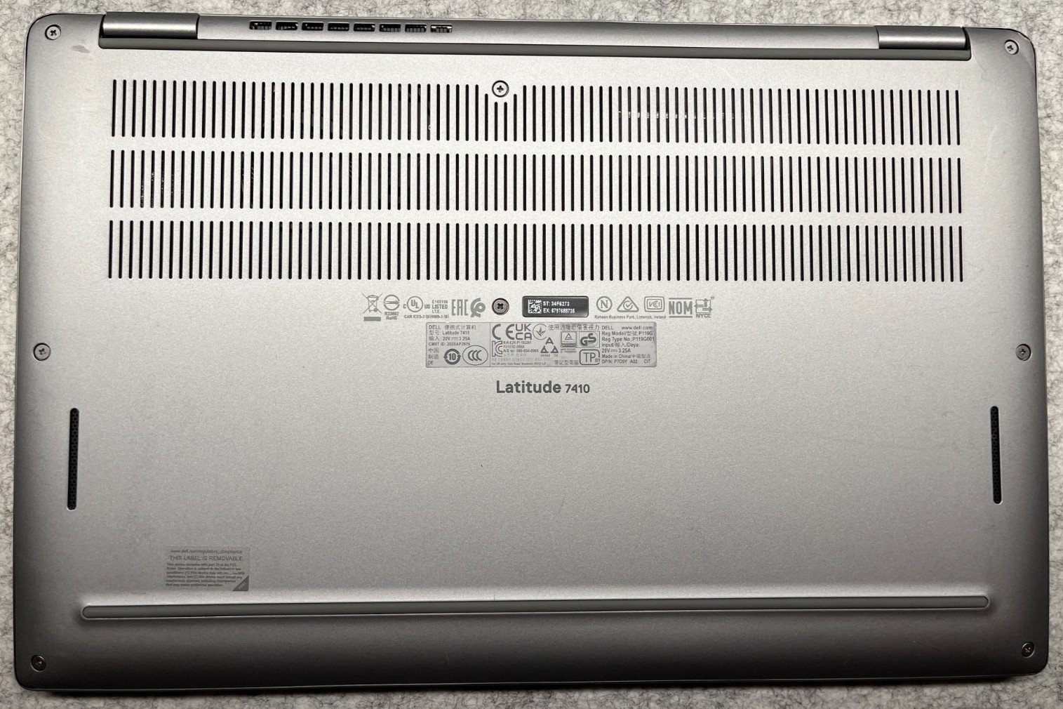 Dell Latitude 7410 14″ FHD i7-10610U @ 1.80GHz 16GB 256GB NVMe Windows 11 Home