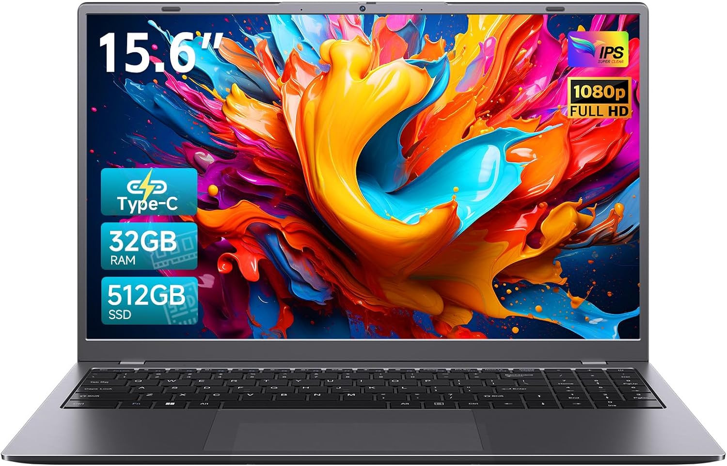 Laptop Computer, 16 GB RAM, 512 GB SSD, Pentium 6500Y Processor (Up to 3.4 Ghz),