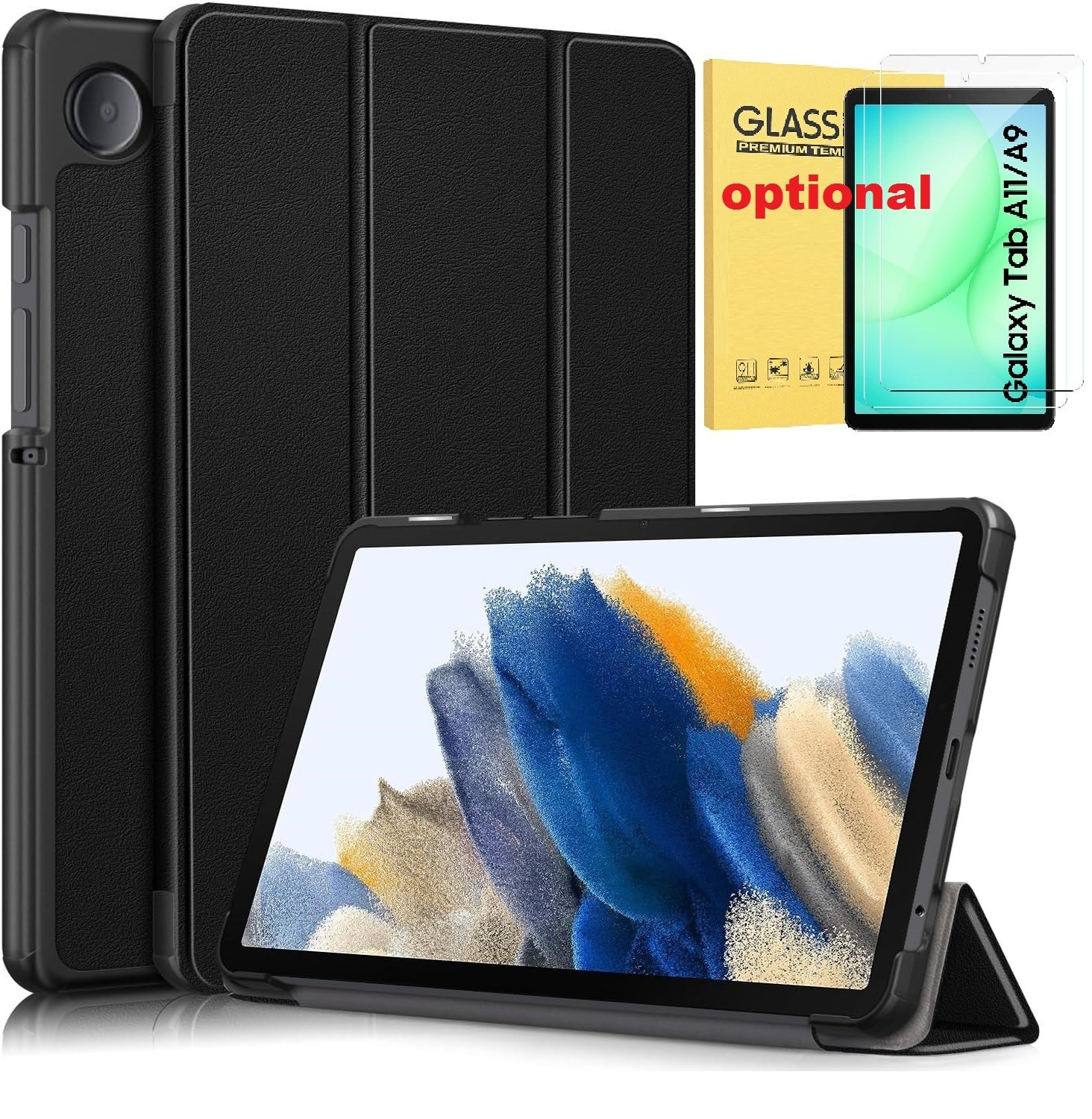 Case for Samsung Galaxy Tab A11 / Tab A9 8.7 Inch Shockproof Trifold Stand Cover