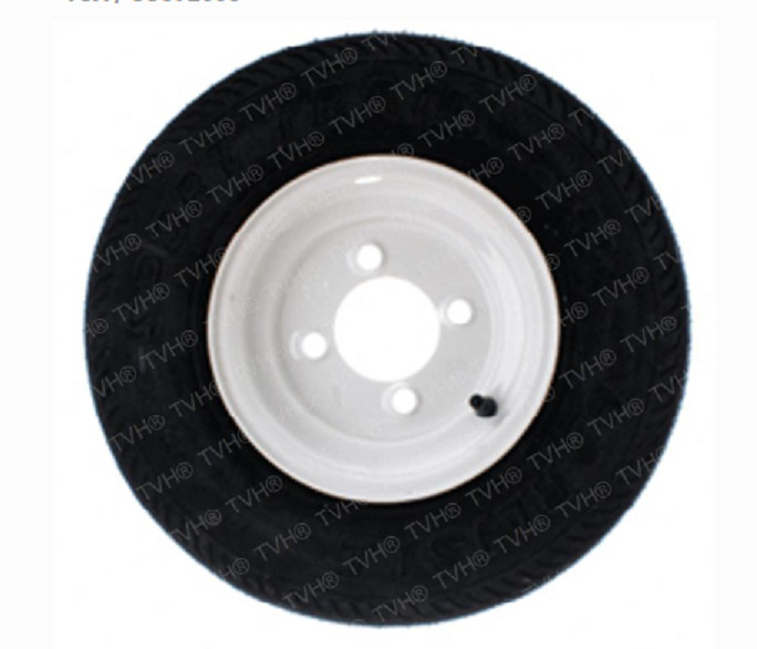 CUSHMAN TIRE & WHEEL RIM 4.80 X 8 LRB – 4 BOLT WHEEL 4 LUG WHEEL