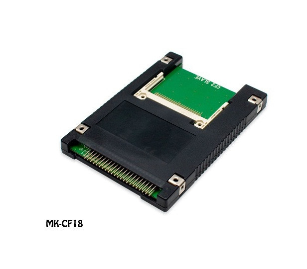 Mini IDE 2.5″ 44-Pin to Dual Compact Flash Adapter, Use CF as SSD Drive, MK-CF18
