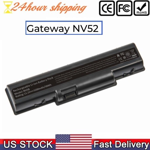 5200mAh Battery for Acer Gateway NV52 NV53 NV54 NV56 NV58 NV59 ACER Aspire 5517
