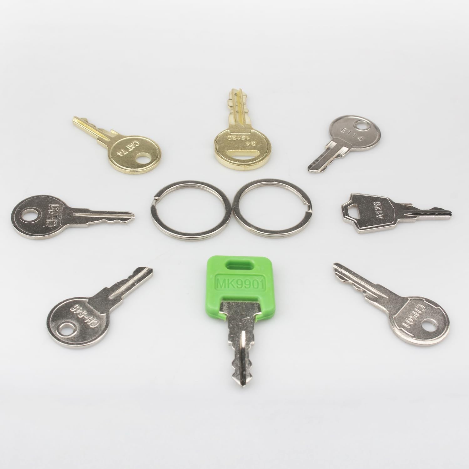8 Pentesting Master Key Set, MK9901 CH751 CH501 CH545 A126 84 16120 E114 CAT 74