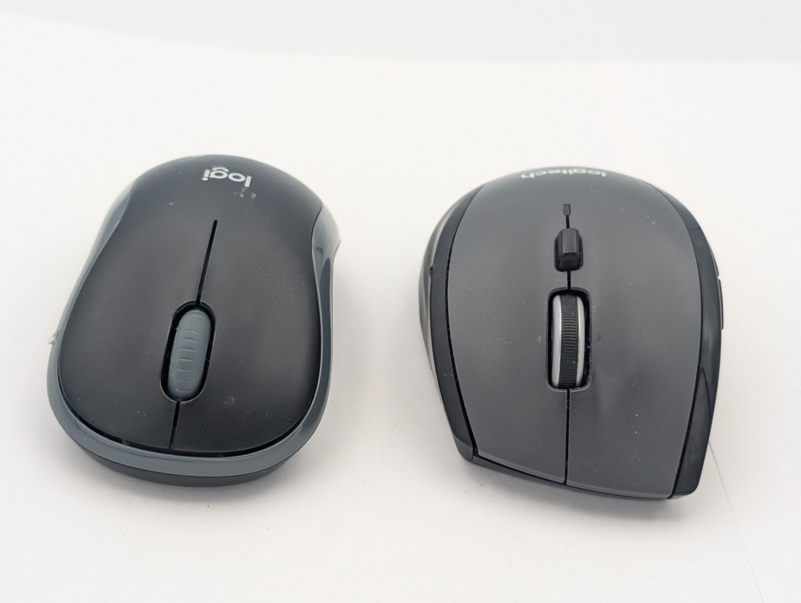 TWO Logitech M185 & M705 Wireless Mouse PACK – NO USB RECEIVER – WORKS