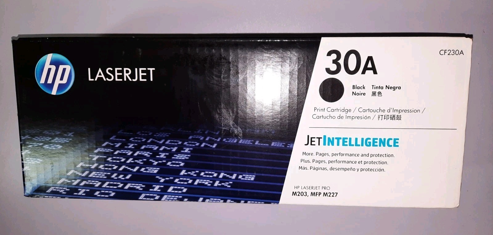 HP 30A Black Original LaserJet Toner Cartridge (CF230A) JetIntelligence SEALED