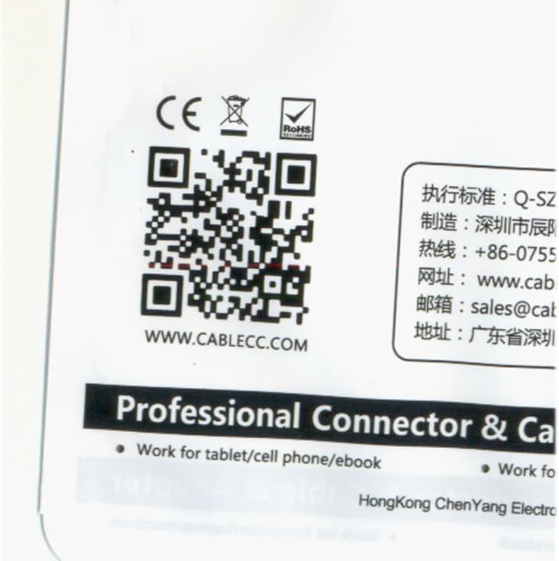 chenyang CAT6 RJ45 Flush Mount Male to Female LAN Ethernet Black Round Type