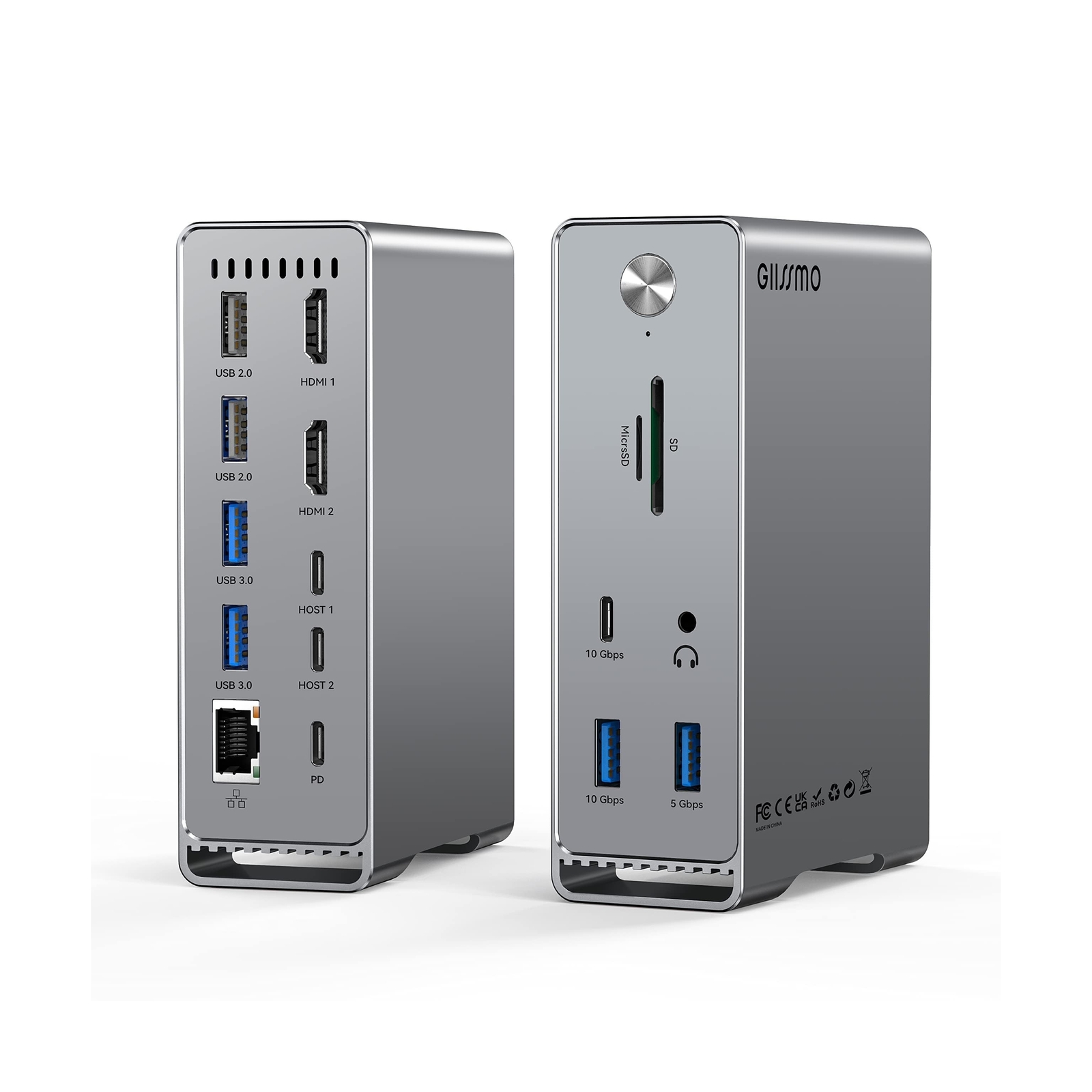 MacBook Pro Docking Station, 14-in-2 Dual USB C Docking Station Dual Monitor …