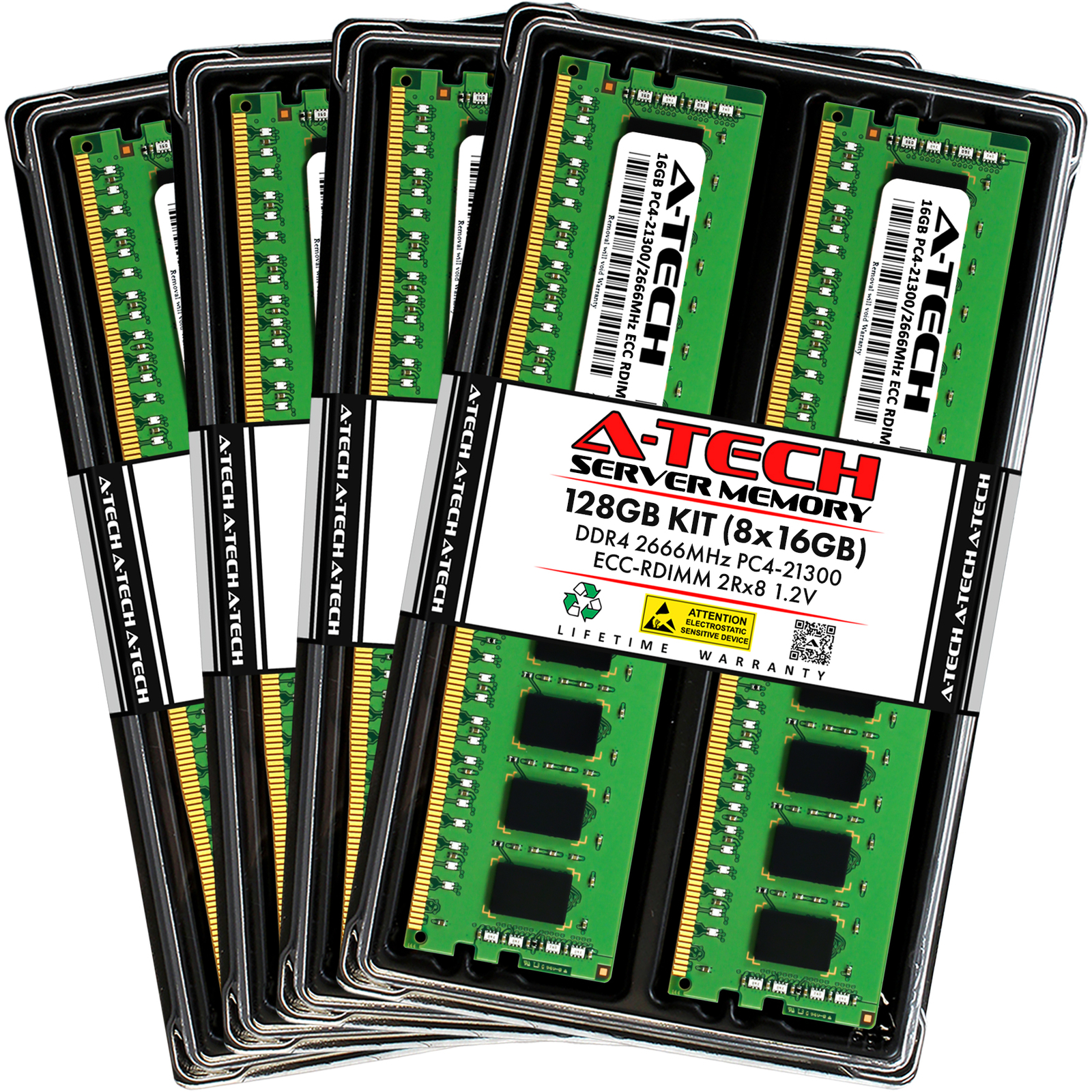 128GB 8x 16GB PC4-2666 RDIMM Supermicro 4028GR-TRT2 F628R2-FC0+ Memory RAM