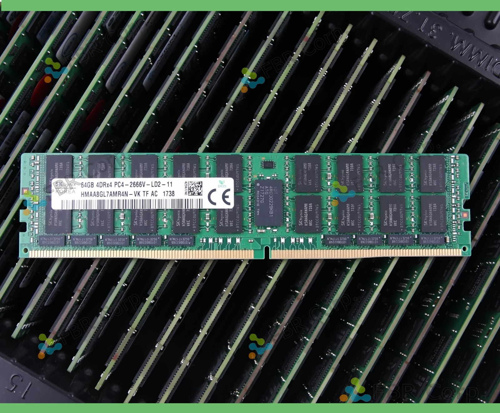 Grade A Hynix 64GB PC4-2666V DDR4 21300 4DRX4 LRDIMM Memory HMAA8GL7AMR4N-VK LOT