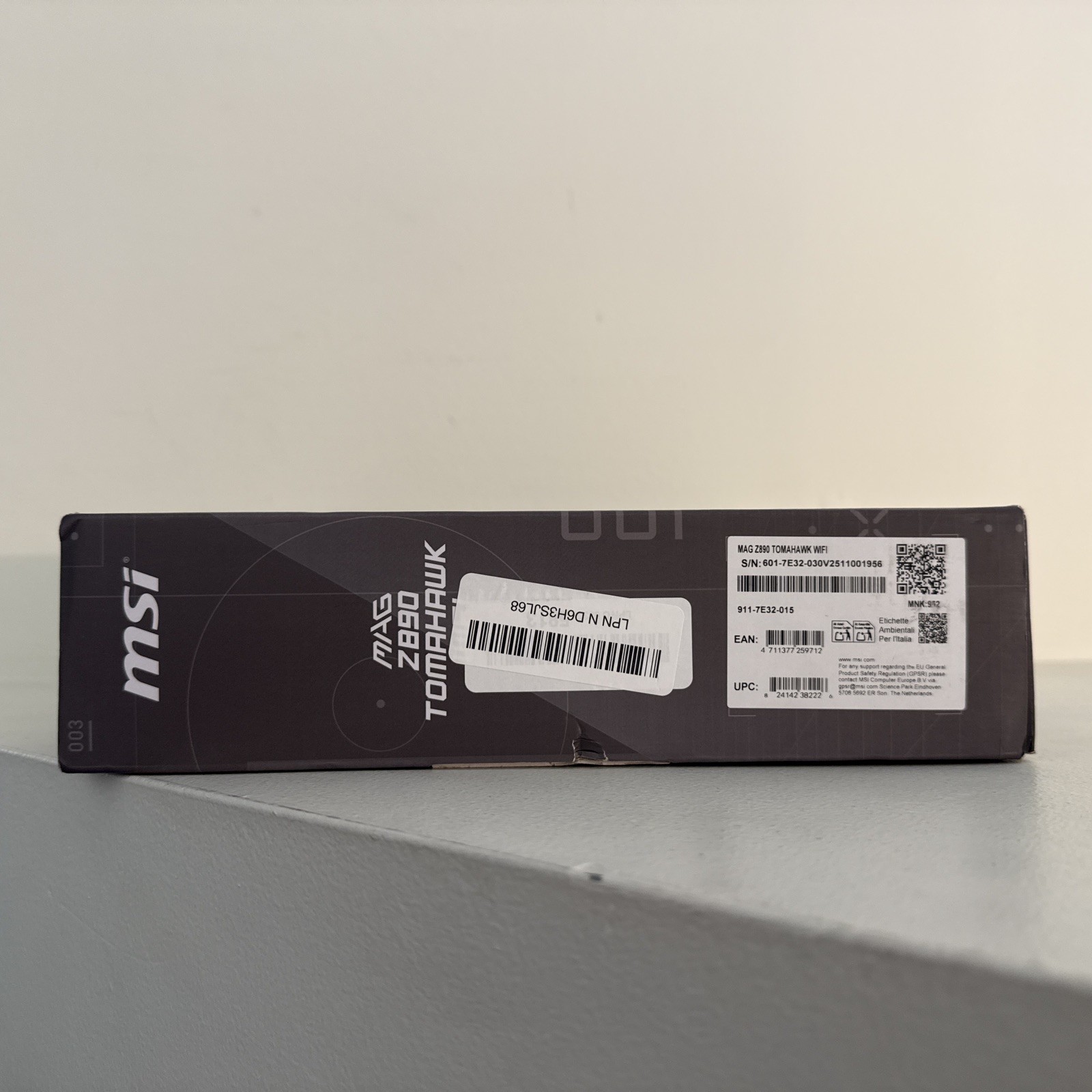 MSI MAG Z890 TOMAHAWK WIFI LGA 1851 Intel Z890 ATX Motherboard