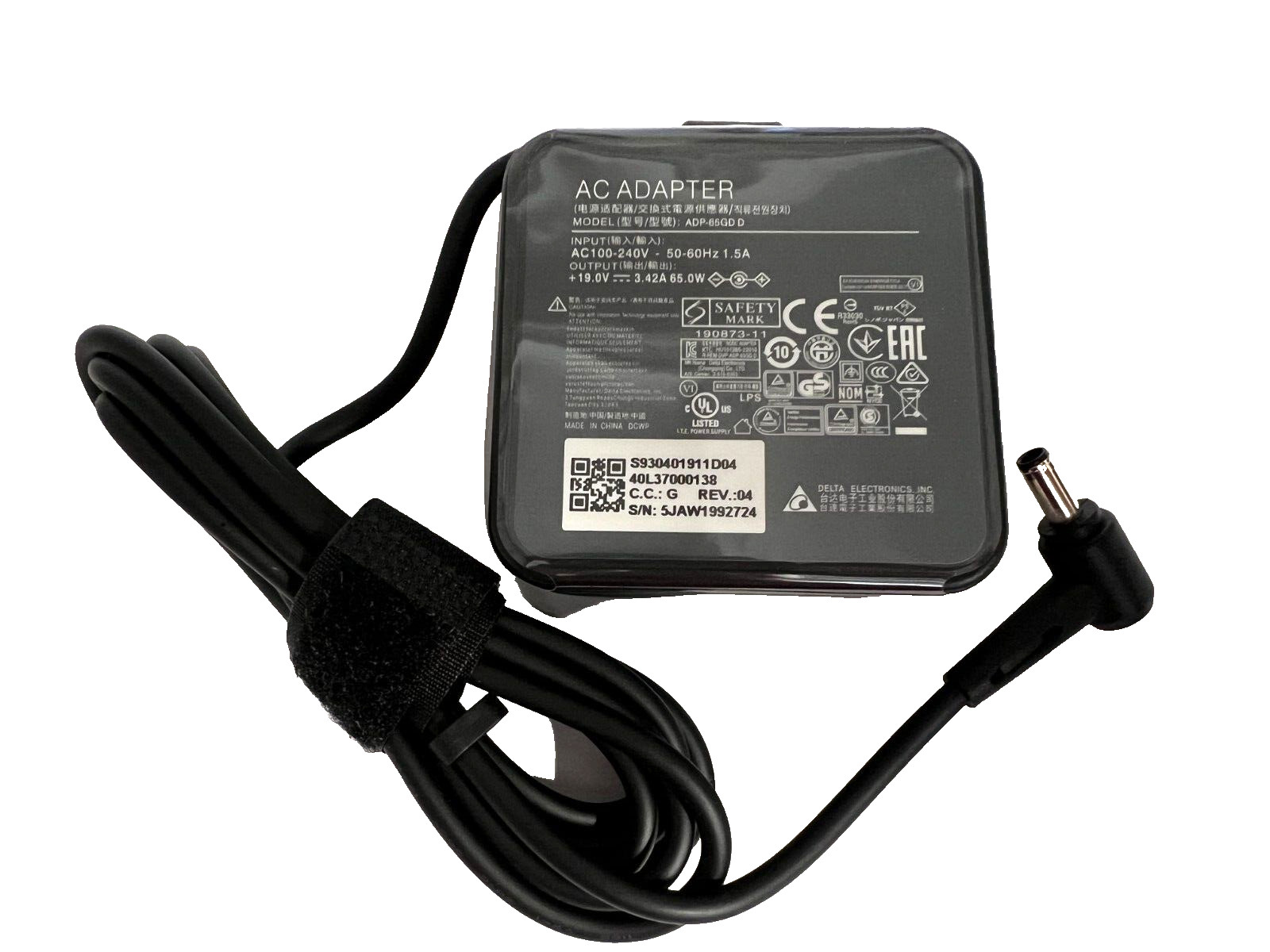 Original MSI ADP-65GD D 65W AC Adapter For MSI Modern 15 MS-1552 14 C7M-048US