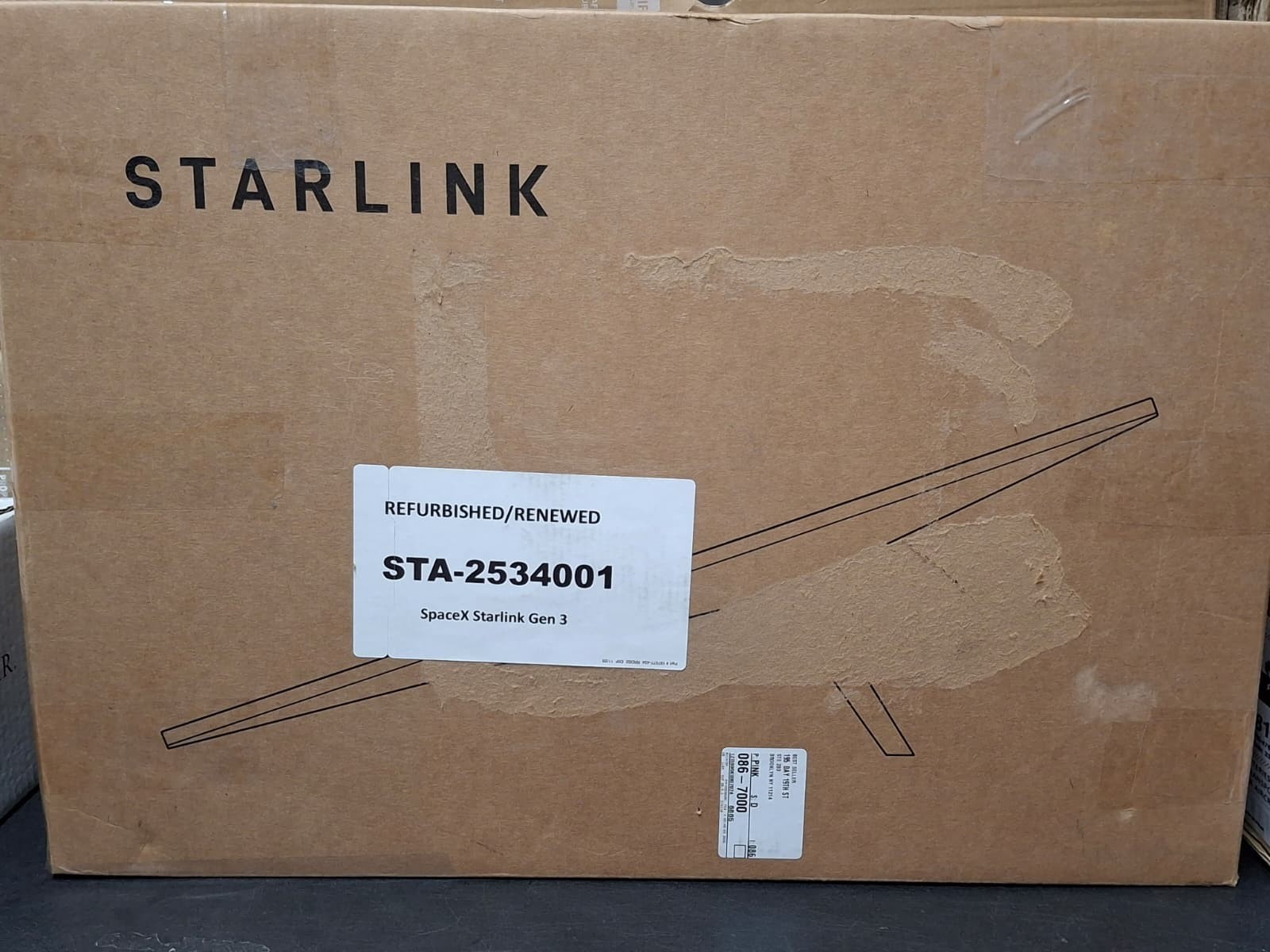 SpaceX Starlink Gen 3 Standard Kit /RFRBSHD/RNWD-OPEN BOX