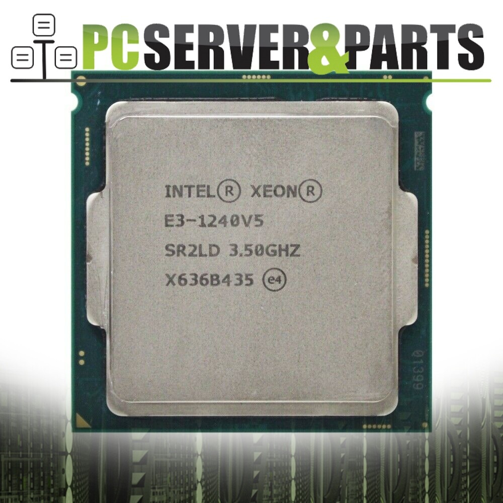 Intel Xeon E3-1240 v5 SR2LD 3.5GHz 8MB Quad Core LGA1151 CPU Processor
