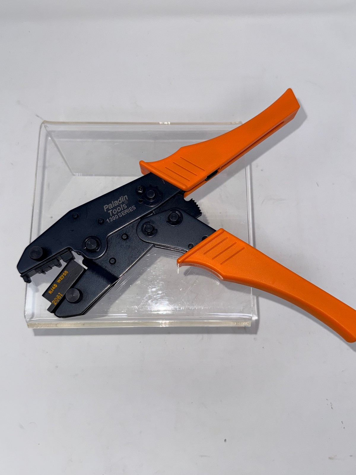 Paladin Tools 70015 1300 Series Rj45 We/Ss 2061 Crimp Tool Orange Black