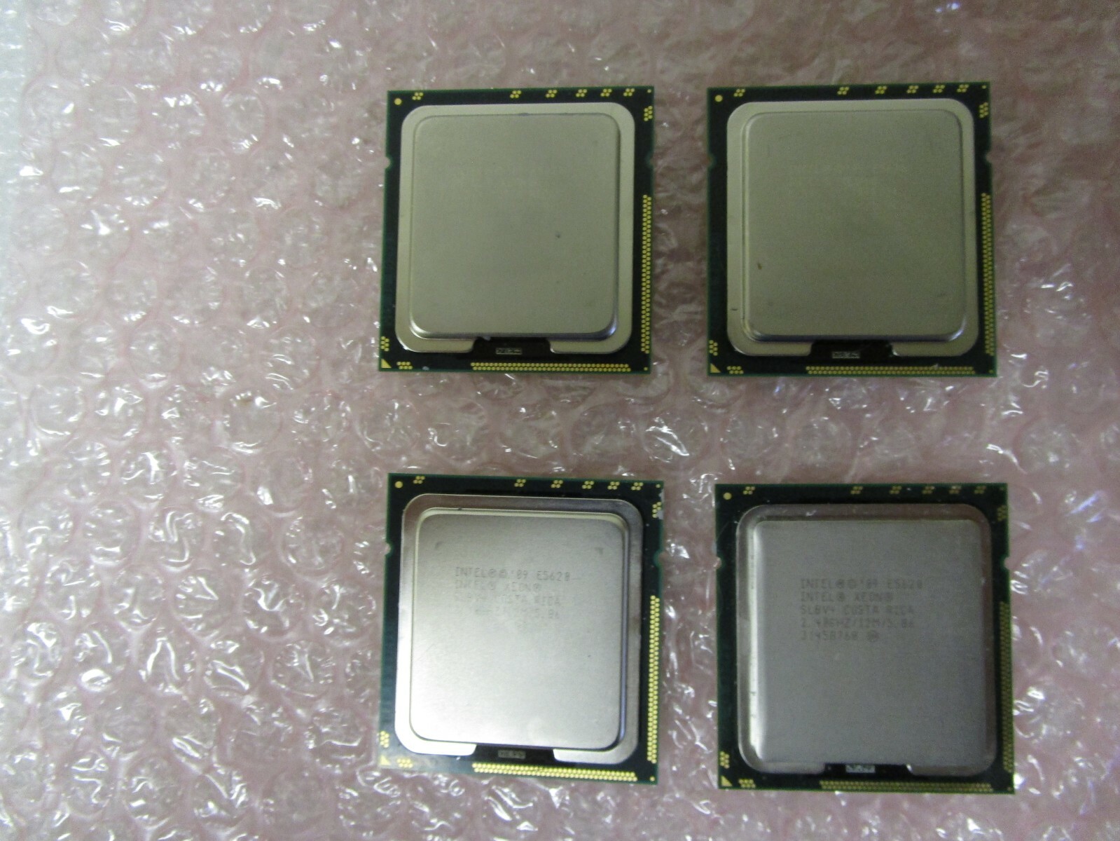 Qty (5) Intel Xeon CPUs (4) E5620 SLBV4 Quad-Core 2.40GHz 12MB (1) SLBV3 2.66Ghz