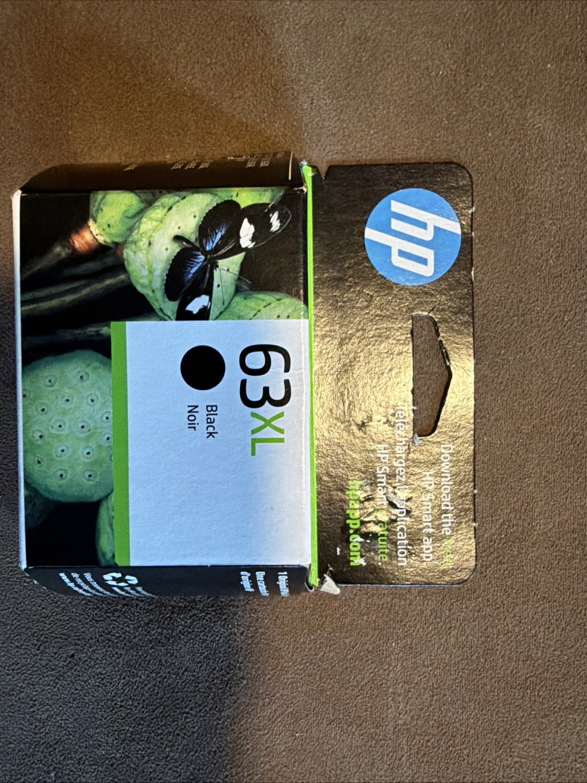 New HP 63 XL Black Ink Cartridge High Yield Genuine OEM Original Sealed Aug2027