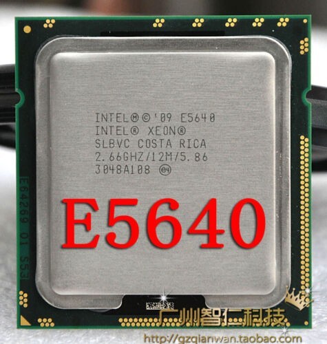 Intel Xeon E5620 CPU 2.40GHz 12M Quad Core LGA-1366 Server Processor SLBV4 80W