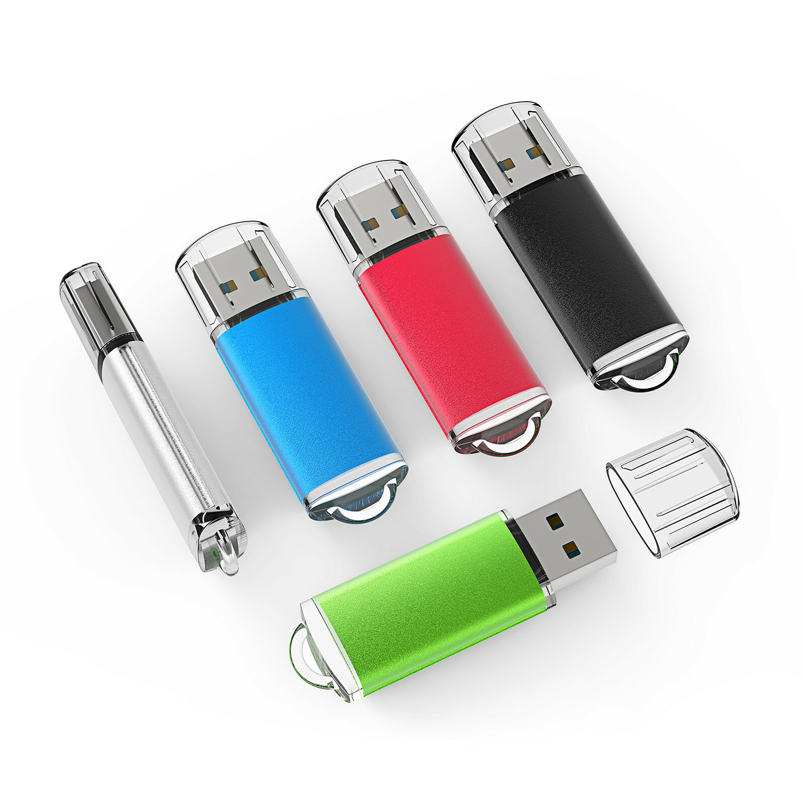 Lot 1/10pcs Mixed Color 1GB 2GB 4G 8GB 16GB 32GB 64GB USB 2.0 Flash Drive U Disk