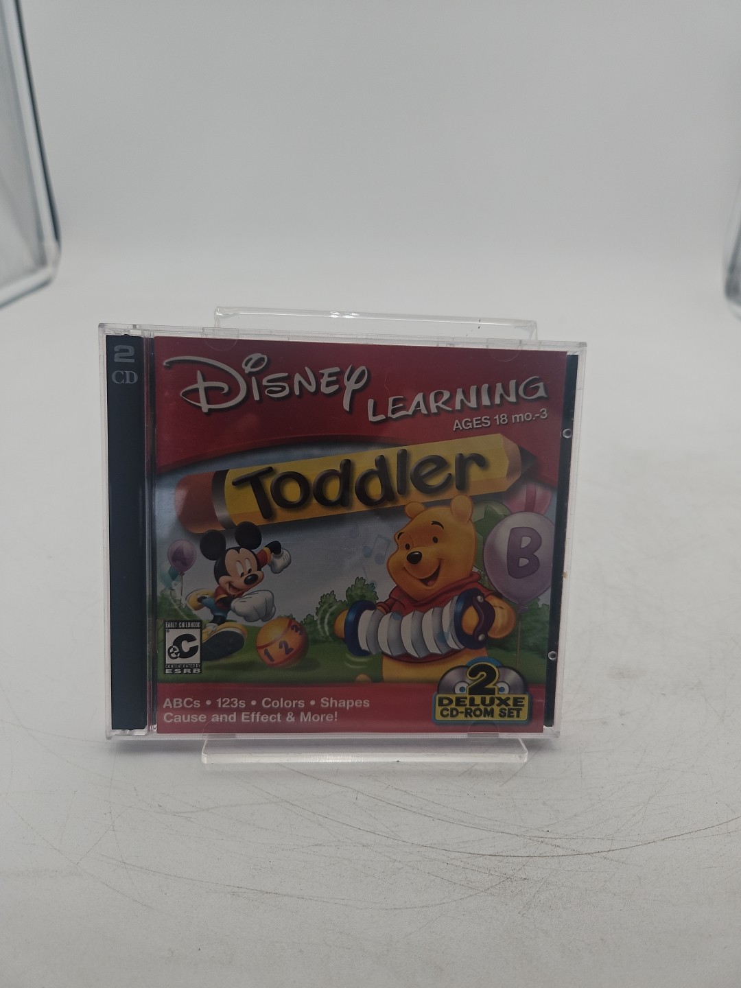 Disney Learning Toddler Mickey Mouse Winnie The Pooh 2 Disc Set PC Tested Works