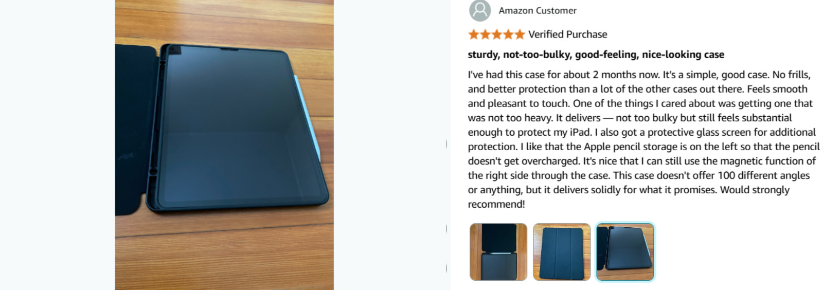 iPad Pro 12.9 Inch Case 2022/2021/2020 (6th/5th/4th Gen) with Pencil Holder