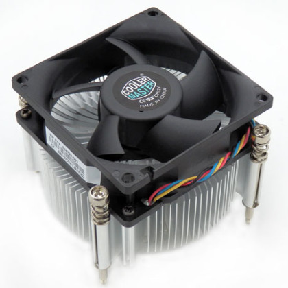 HP Pavilion Cooler Master 95W Intel CPU Heatsink Fan Assembly 644724-001