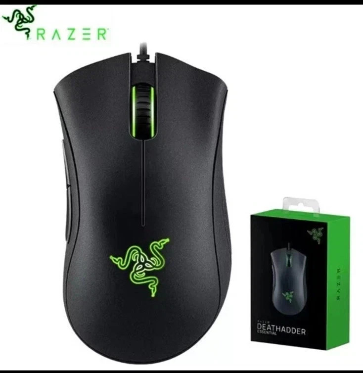 Razer DeathAdder Essential Wired Gaming Mouse 6400 DPI Optical Sensor E-sports