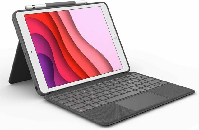 Logitech 920-009608 Woven Fabric Folio for 10.2″ iPad Graphite