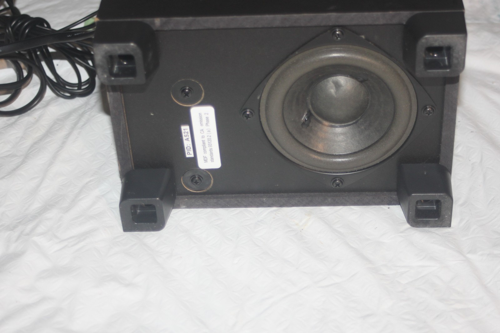 Logitech Z313 2.1 Speaker System Subwoofer+Satellites. Wired Remote, Tested.