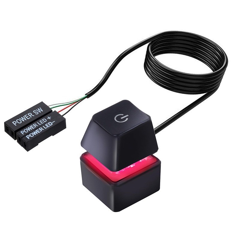 Desktop Computer Switch PC Motherboard External Start Power On/Off Switch Button