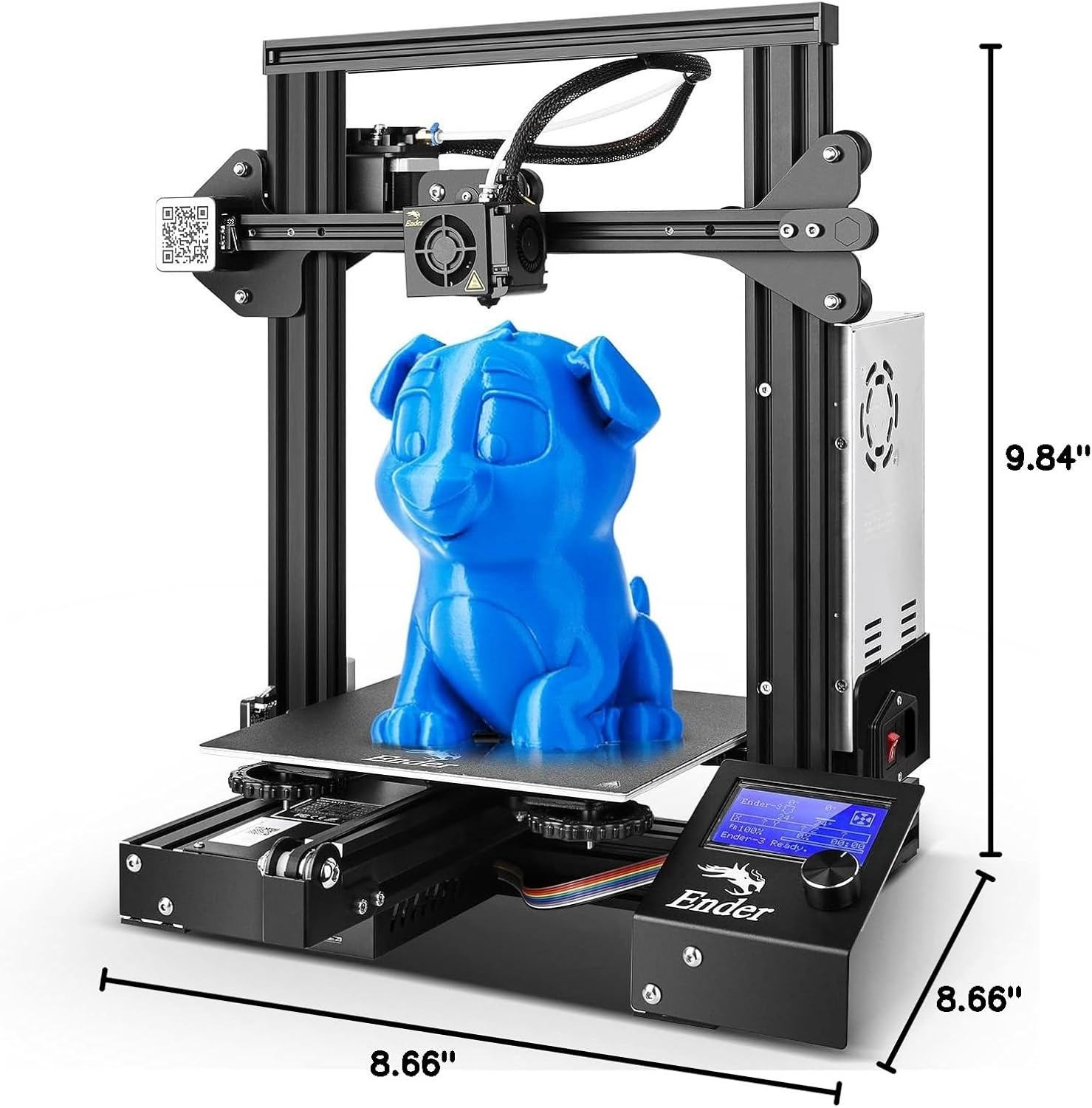 Used Creality Ender 3 3D Printer Fully Open Source Resume Printing for Beginnner