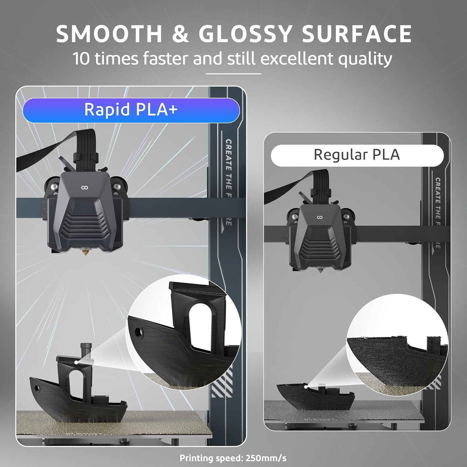 【Buy 3 Get 2 Free,Add 5】ELEGOO Rapid PLA+ 3D Printer Material Filament 1KG