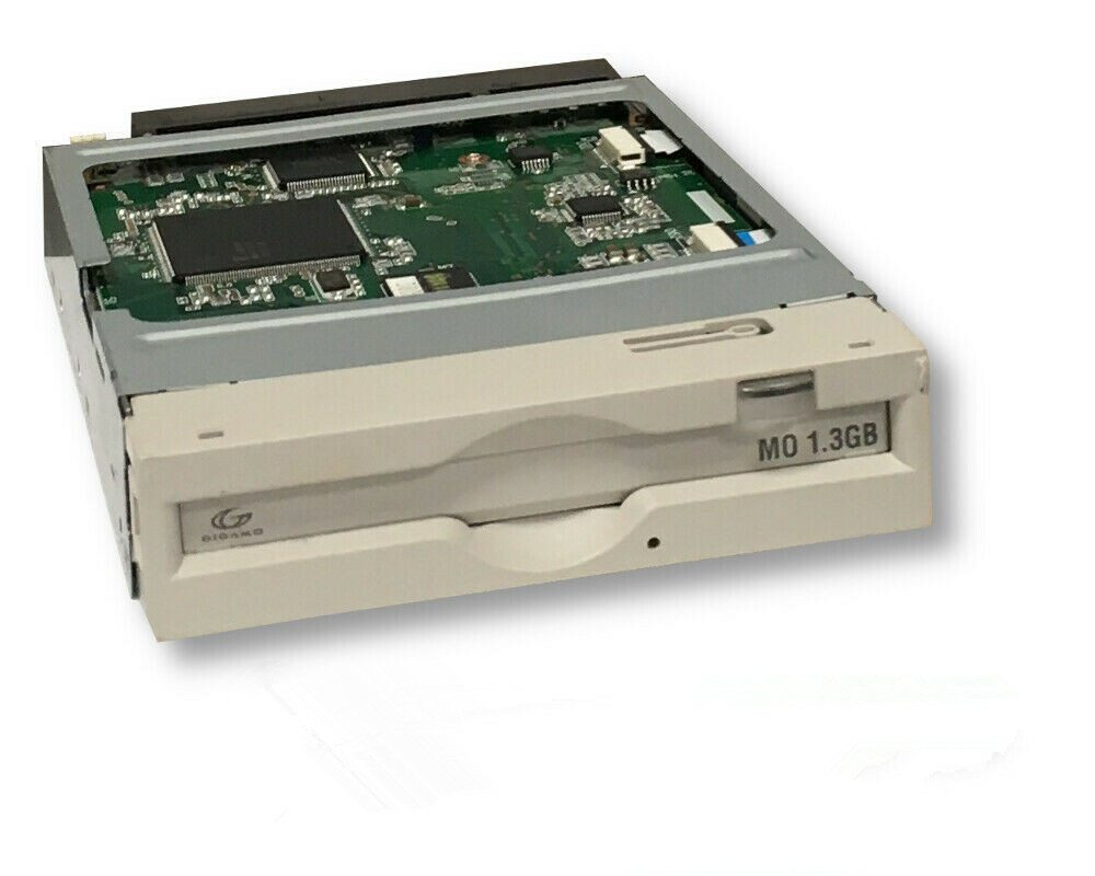 Fujitsu MCP3130UB 1.3GB USB 2.0 MO drive with power supply and data cable