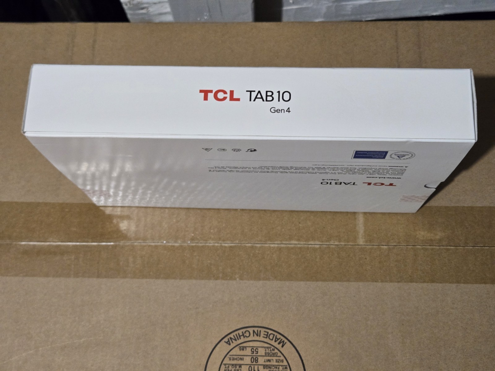 TCL TAB 10 Gen 4 Android Tablet, 10.1” FHD IPS 128GB 8C CPU 12GB (4+8) Ram