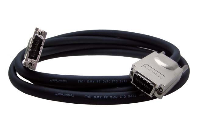 1M 28AWG EXTERNAL Mini SAS 34 Pin (SFF-8470) Male to Male Cable