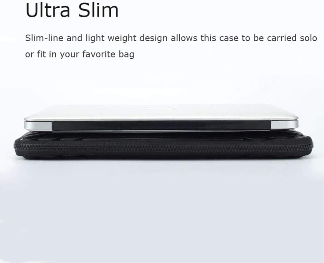 17 17.3 Inch Black Laptop Sleeve Shockproof Water Resistant Padded Case