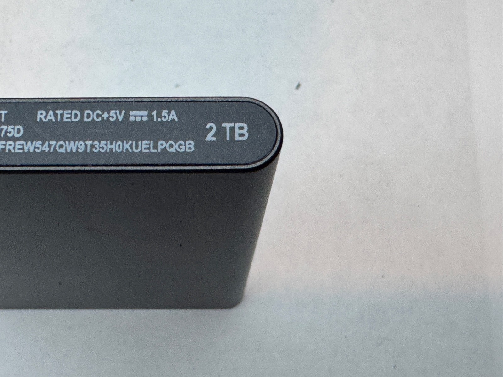 Samsung T7 2TB USB 3.2 Portable Solid State Drive – Titan Grey