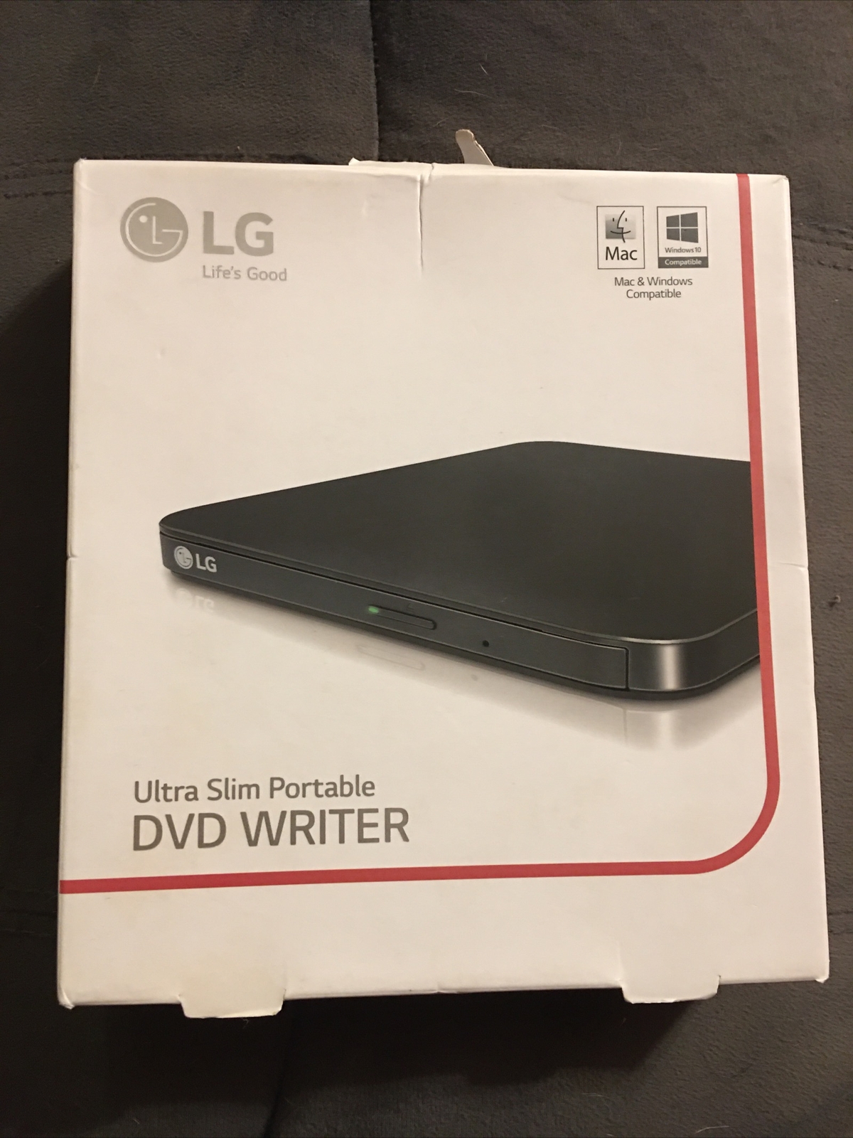 LG 8X External USB Double-Layer RW/CD-RW Drive Ultra Slim Portable DVD Writer
