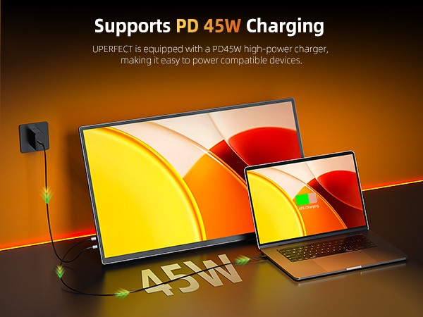 23.8″ Portable Monitor 2000:1 Screen PC Monitor 2560*1440 180Hz Screen HDMI HDR